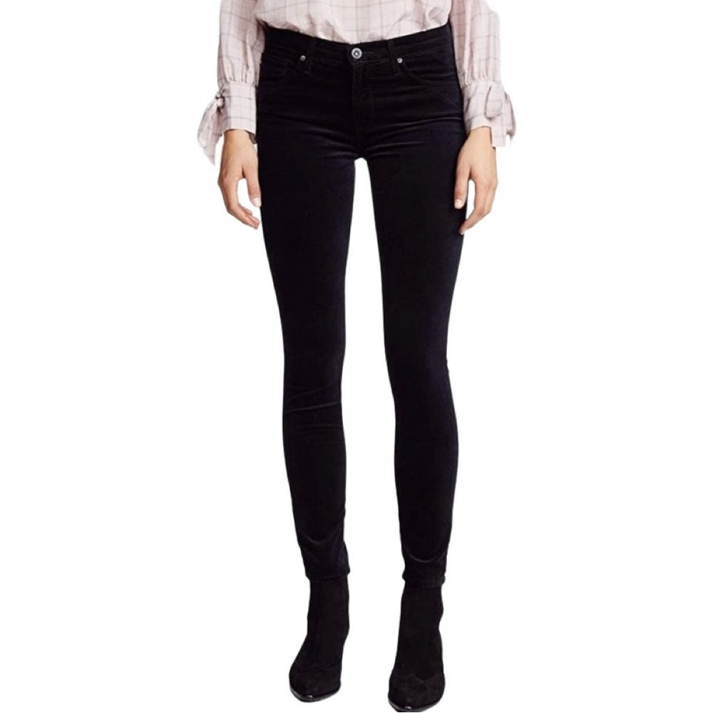 EUC AG Adriano Goldschmied The Legging Super Skinny Velvet Jeans - Picture 2 of 14